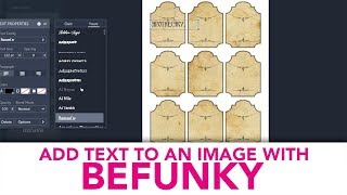 HOW TO add text to an image before printing on befunky.com | TUTORIAL screenshot 5