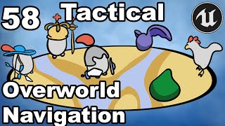 Tactical Combat 58 - Overworld Navigation - Unreal Engine Tutorial Turn Based