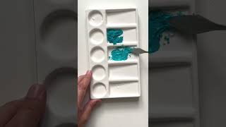 Easy handmade paint! Full video in my channel #watercolor #handmadewatercolor #cuteanimals #short