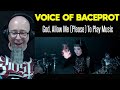 Voice of baceprot vob  god allow me please to play music reaction