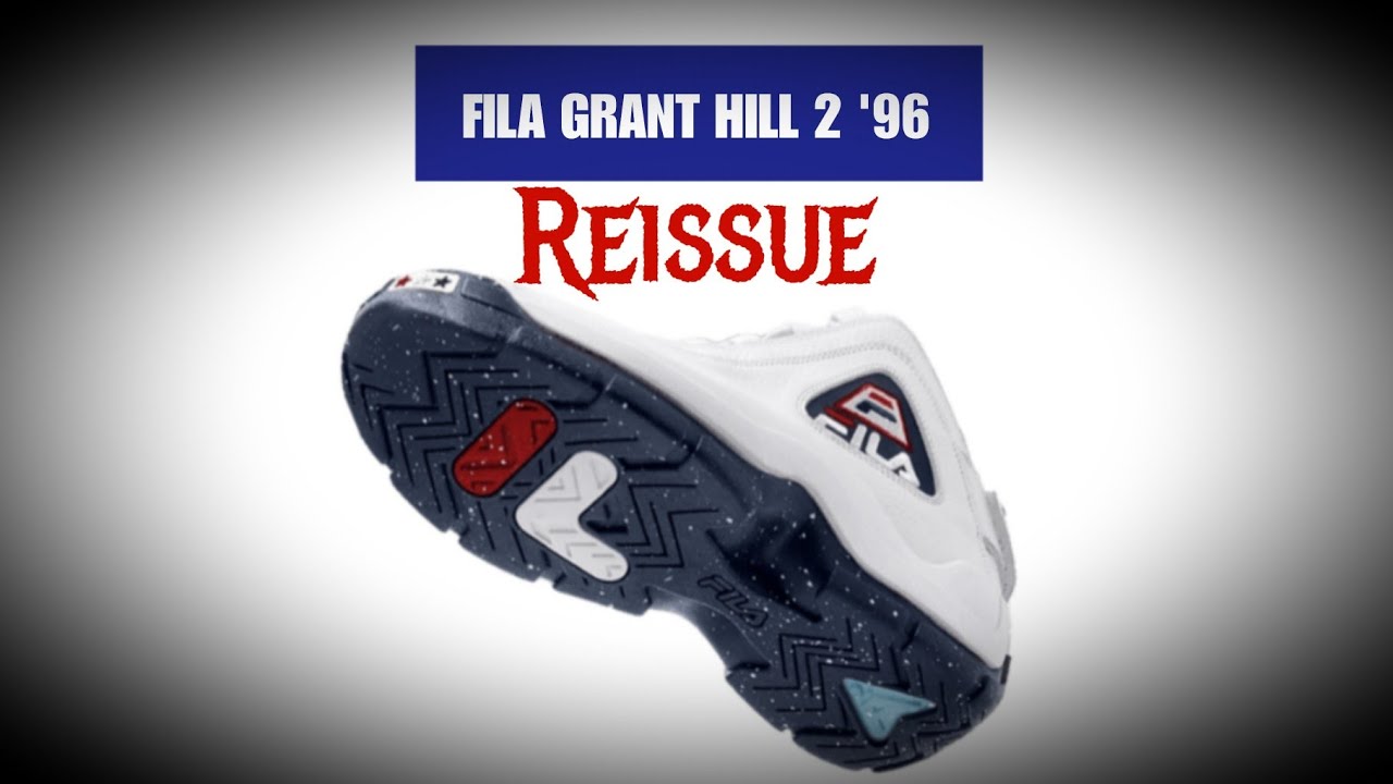 REISSUE 2021 LIMITED EDITION Fila GRANT HILL 2 '96 DETAILED LOOK + RELEASE DATE
