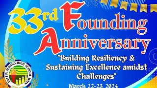 Happy 33rd Founding Anniversary Delfin Albano High School 2024 || Cabagan District