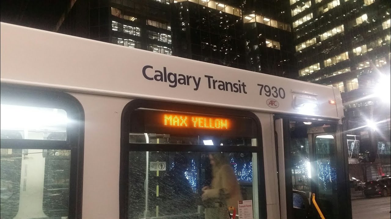 [Calgary Transit] MAX Yellow Ride Part 2/3 - 2005 New Flyer D40LF ...