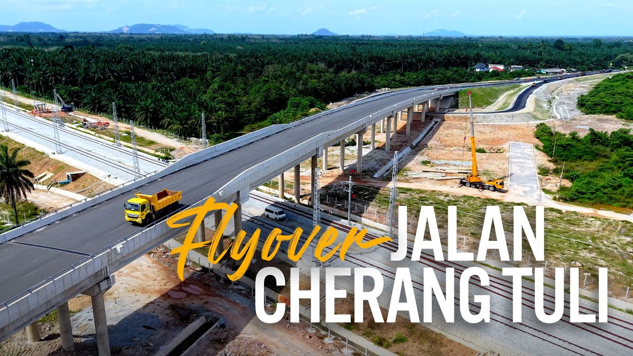 Flyover Jalan Cherang Tuli, Stesen ECRL Pasir Puteh, Kelantan