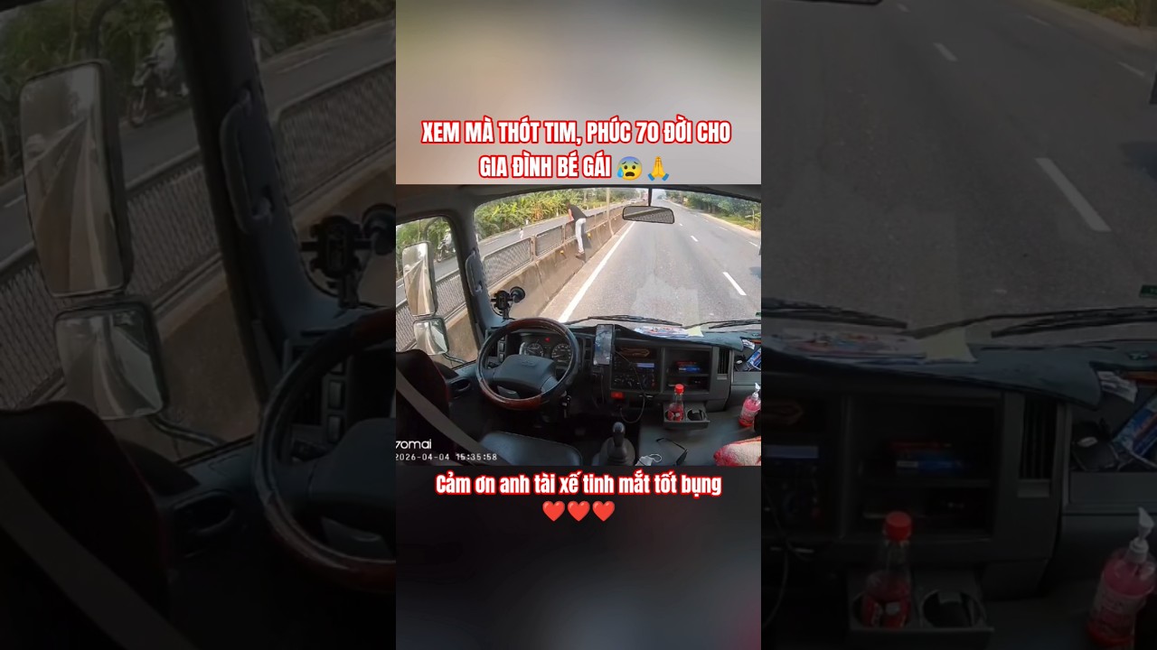 Cảm ơn anh trai ❤️ #new #xetai #taixe #baby #laixe #giaothong #embe #bame #mayman #phucduc #tamtrang