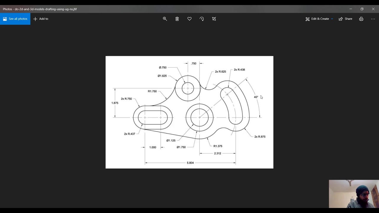Creo and Solidworks Tutorial on 2D Drawing Basics - YouTube