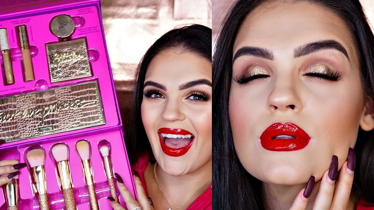 NEW TARTE PARK AVE PRINCESS COLLECTION Review + Classic Holiday Makeup