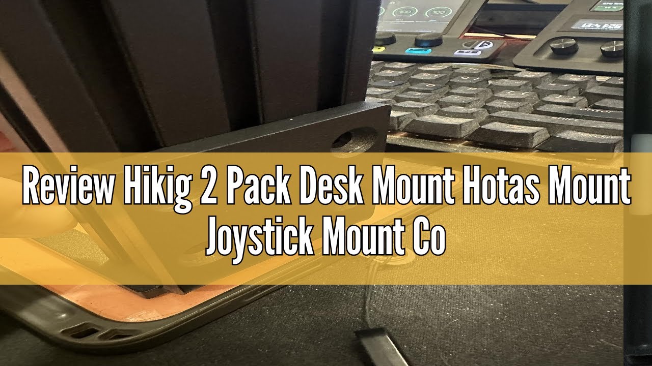 Review Hikig 2 Pack Desk Mount Hotas Mount Joystick Mount Compatible With Logitech X52/X52 Pro/X56/X
