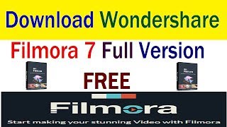 How To Download Wondershare Video Editor For Free Full Version