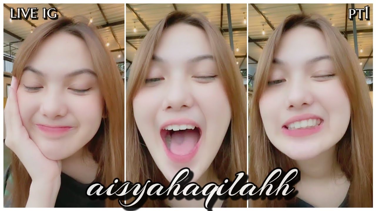 Live IG aisyahaqilahh #01 (211018)