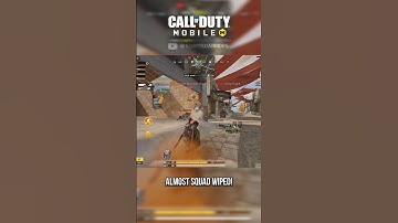 ALMOST SQUAD WIPED! #shorts #codm