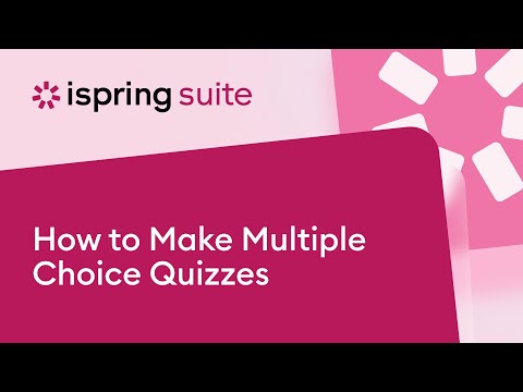 How to Make Multiple Choice Quizzes