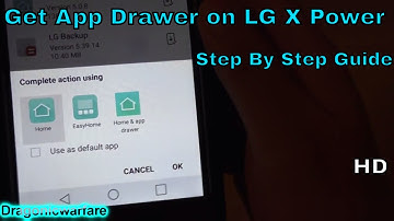 How to Get App Drawer on LG X Power (HD)