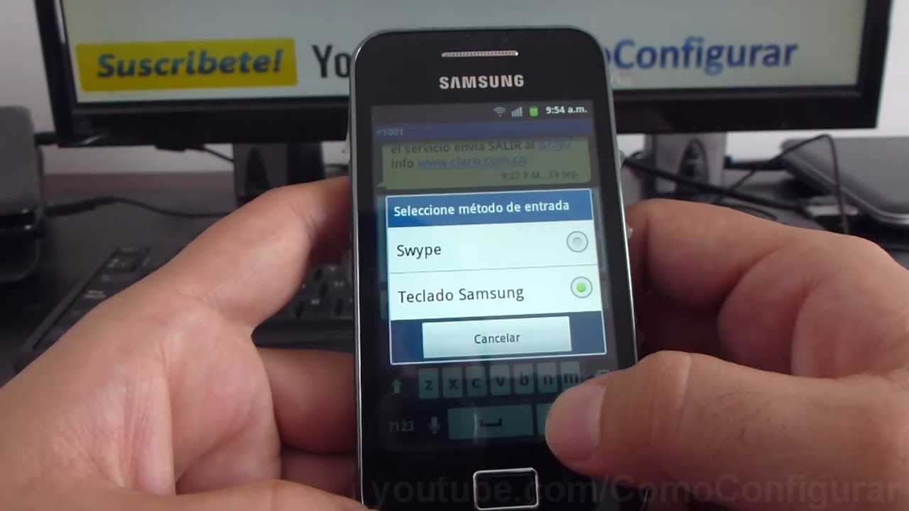 Como Configurar Teclado Del Samsung Galaxy Ace S5830 Espa ol Full HD