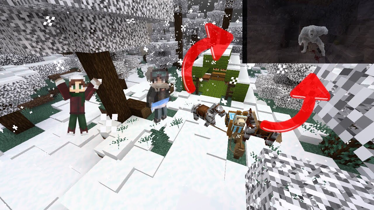 Охота на Йети в Майнкрафт|| мини истории в Майнкрафт - YouTube