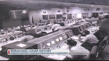 Restored Mission Control brings back moon landing era