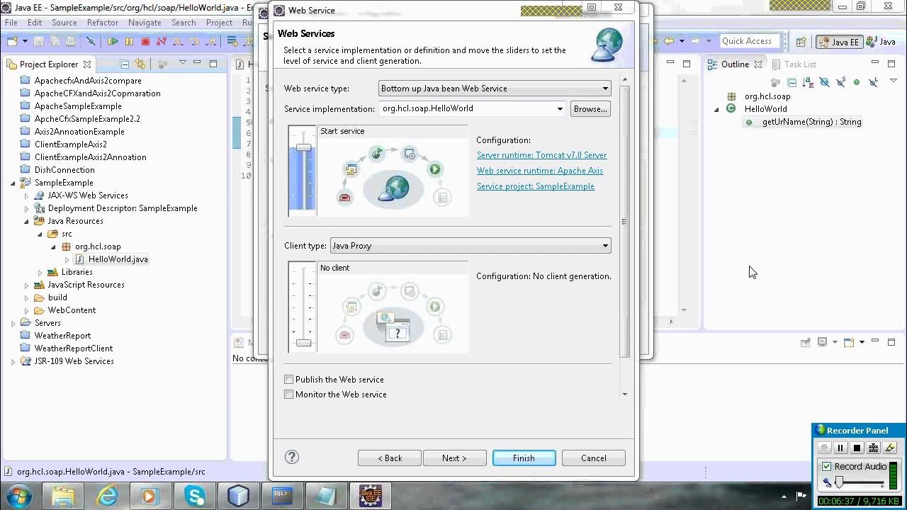 WSDL example consuming on Ecplise using Apache CXF 2.X - YouTube
