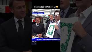 Macron sur un timbre ?! #shorts #macron #vinza
