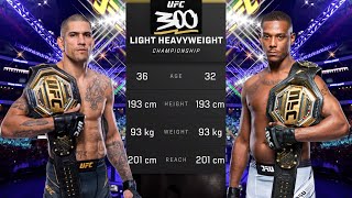 UFC 300 | Alex Pereira vs Jamahal Hill Full Fight - UFC 5 Fight Night