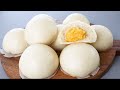 Extremely Fluffy and Soft! Once you know this recipe, you will be addicted! Creamy Custard Buns