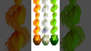 indian flag craft art | 15 August status #26january #janaganamana #shorts #shortsfeed #trending #yt