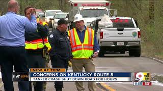 Tanker crash revives concerns about Kentucky Route 8