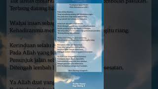 Syair Puisi Ku Persembahkan Tuk Baginda Tercinta ( Nabi Muhammad SAW ). Syair Puisi Ku Persembahkan Tuk Baginda Tercinta ( Nabi Muhammad SAW ).
