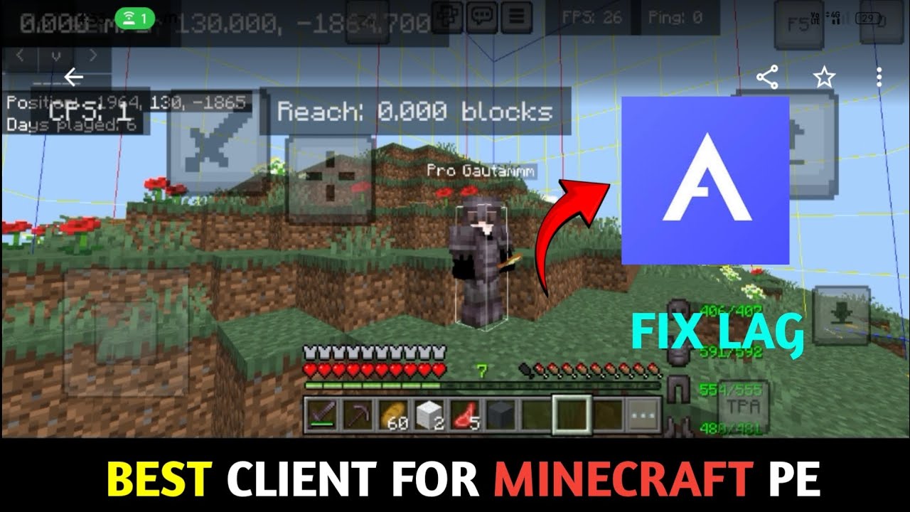 Best Client For Minecraft Pe || Atlas client || Downloading Link - YouTube