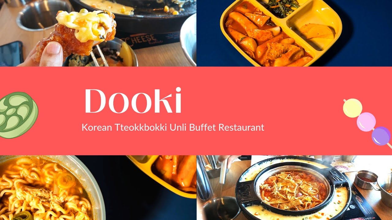 Dookki Korean Topokki Buffet Eating for the First Time | SM City ...