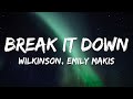 Wilkinson Break It Down Ft Emily Makis Lyrics mp3