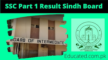 ssc part 1 result 2021 karachi board general group