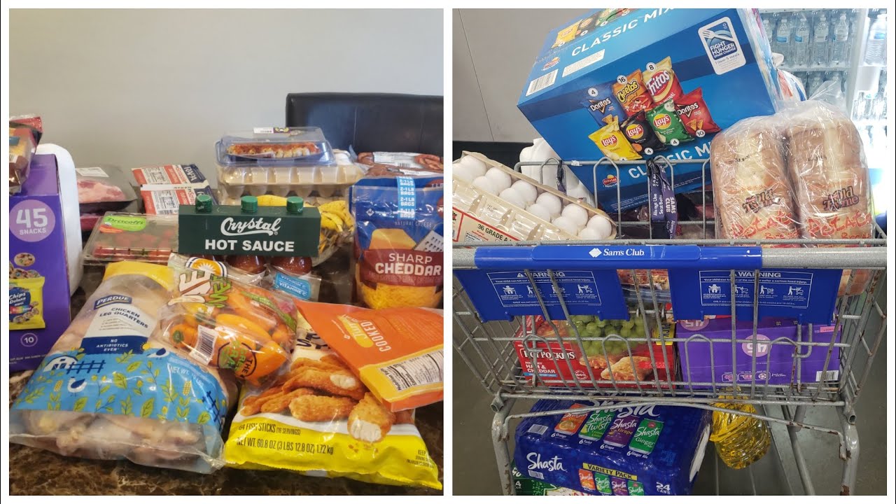 SAM'S CLUB & WALMART GROCERY HAUL YouTube