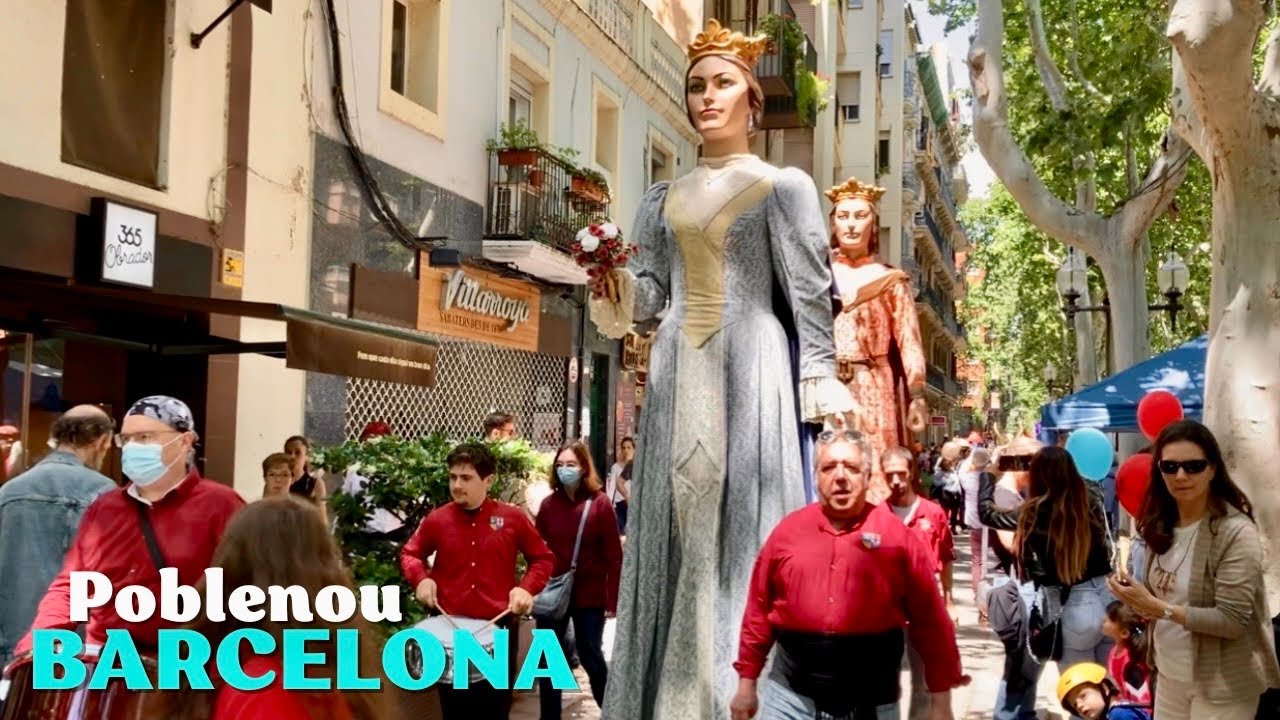 Barcelona Festes de Maig del Poblenou 2024 Cercavila dels Dracs i la Víbria