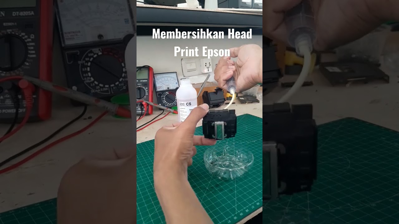 Cara membersihkan head printer epson L110, L210