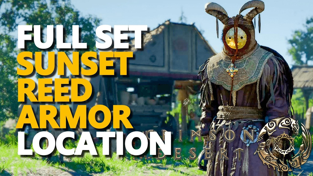 Sunset Reed Set Sunset Reed Armor FULL SET Crimson Desert - YouTube