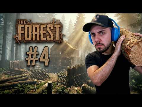 CONSTRUINDO A NOSSA NOVA BASE! THE FOREST #4