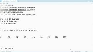 18 Subnetting TCPIP Classes Classless Network V