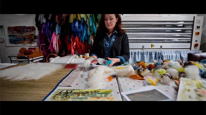 Michelle the feltmaker. Michelle McKee Felt Art, L...