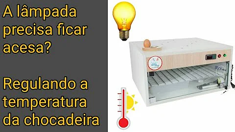 Qual a temperatura da chocadeira para chocar?
