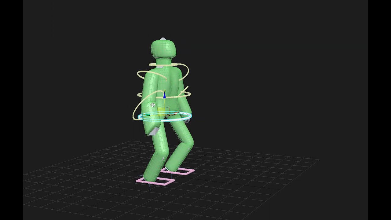 11) simple character animation and setup in 3ds max - YouTube