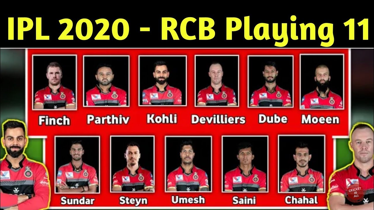 IPL 2020 - Royal Challengers Bangalore Playing 11 | RCB squad | RCB Playing 11
