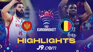 Montenegro 🇲🇪 - Belgium 🇧🇪 | Game Highlights