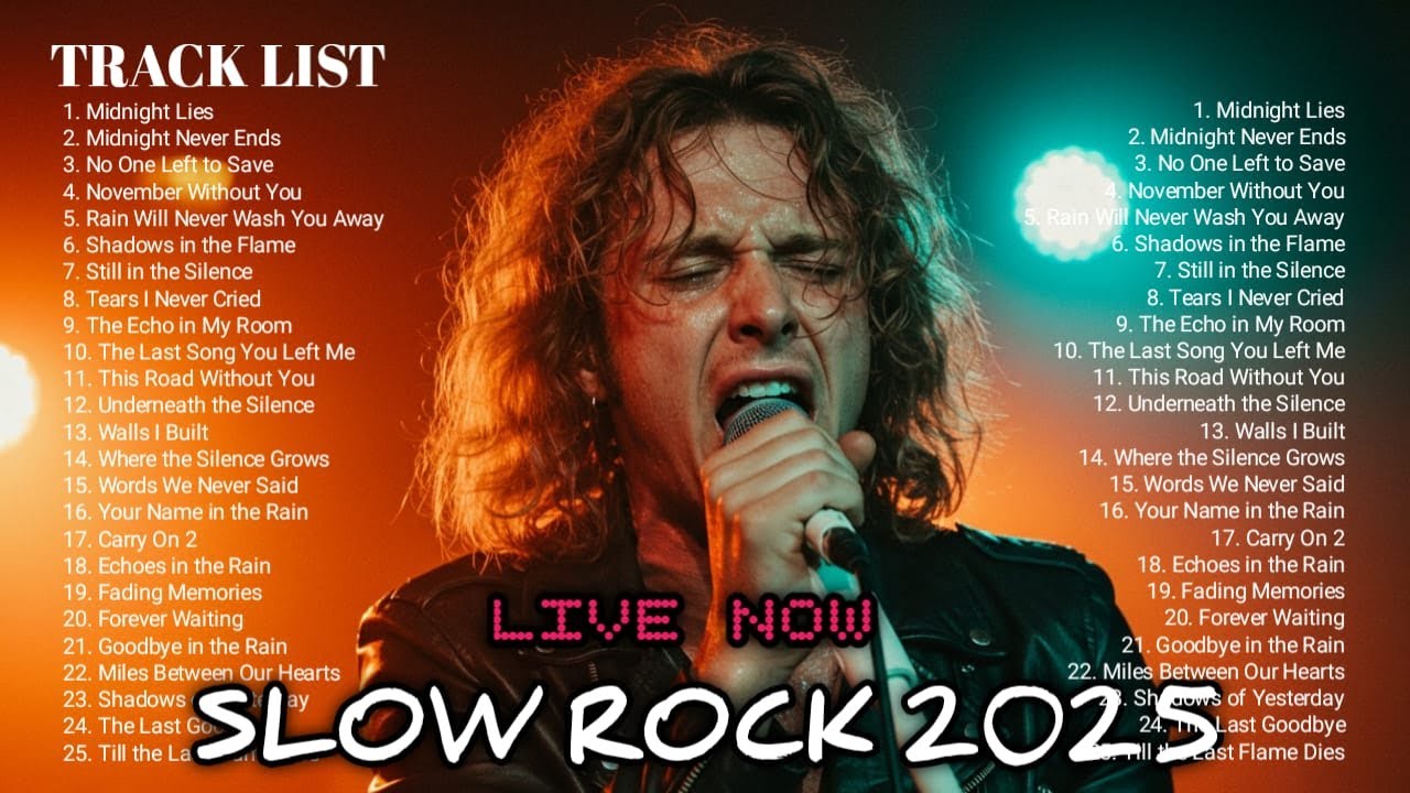💔 LIVE Slow Rock Broken Heart – Deep Emotional Ballads