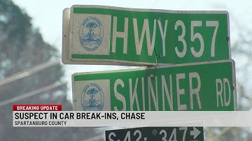 Suspect caught after multiple car break-ins and chase