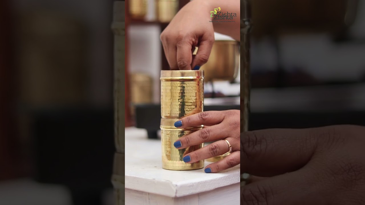 Coffee in Zishta Brass Filter | Zishta Traditional Products