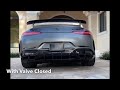 Mercedes Benz AMG GT63S 4-Door with donwpipes and DME tune cold start exhaust sound video GT63 Turbo