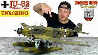 JU-52: Float Plane! UNBOXING! Its HEAVY! by Military Vehicle Reviews 36,565 views 1 month ago 11 minutes, 13 seconds