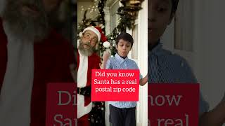 Santa's real Postal Code. #shorts #youtubeshorts #christmas