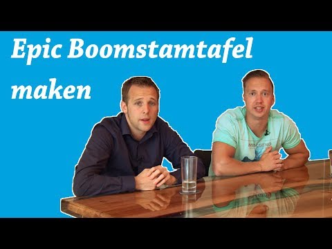 Epoxy boomstamtafel maken! | DIY Epoxy tafel maken