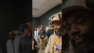 Bizzy Bone and Young Doe at radio station 104.7 The Drop